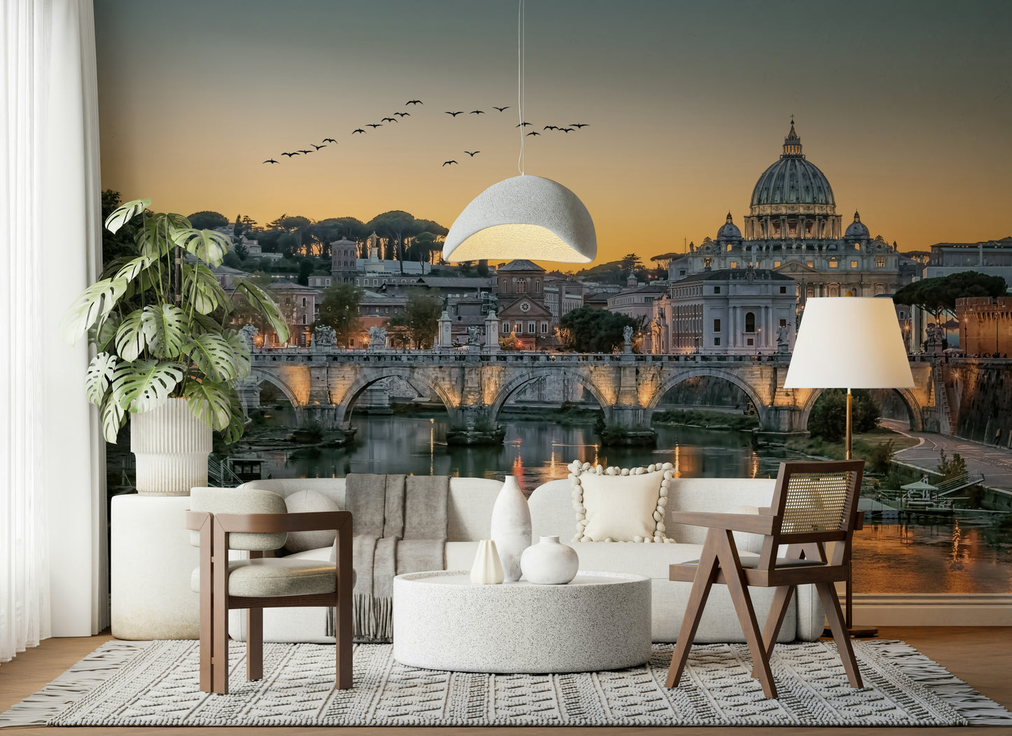 Rome's Golden Hour Wall Mural