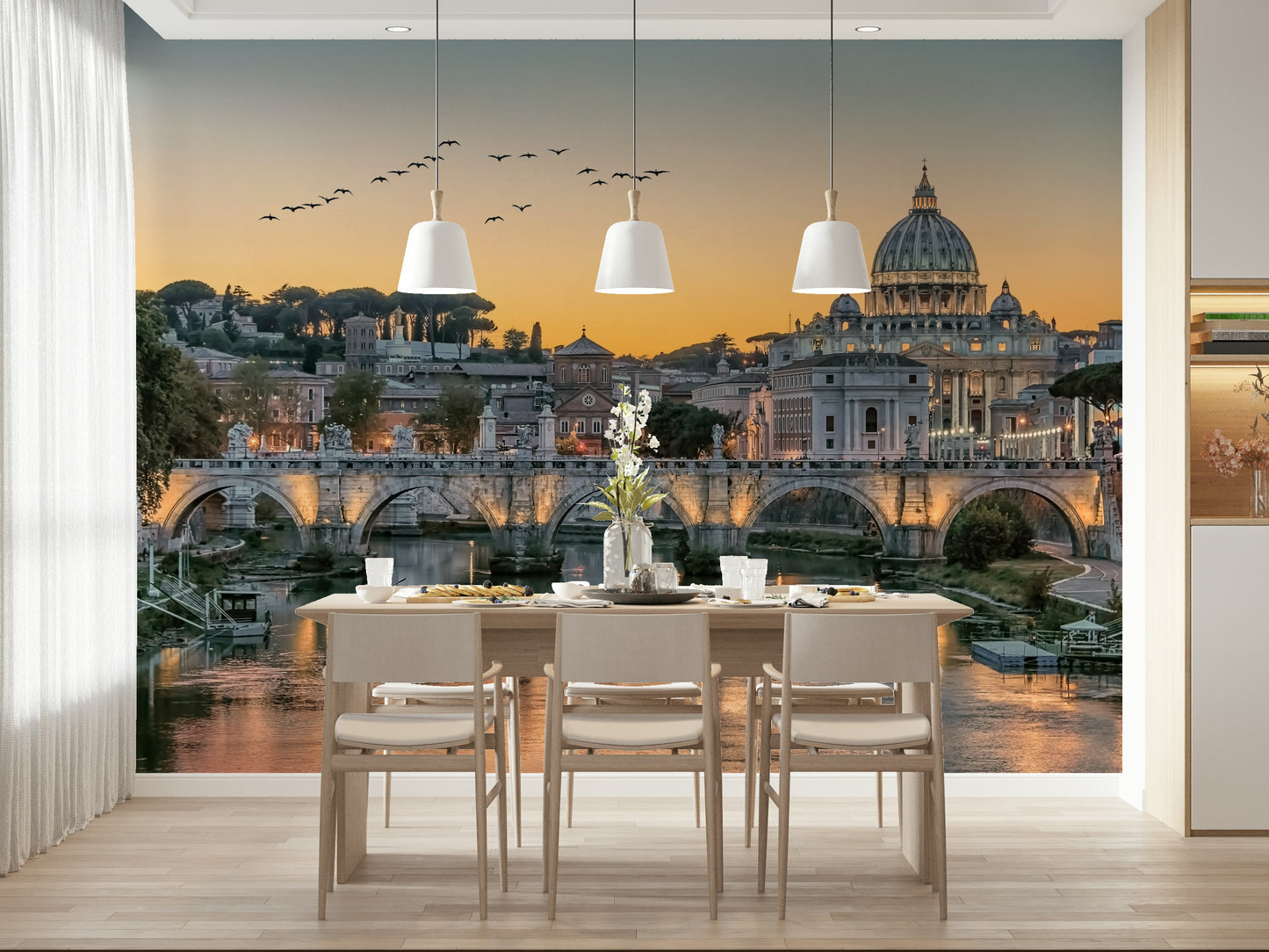 Rome's Golden Hour Wall Mural