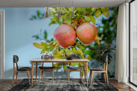 An artistic nature inspired mural for home decor.

