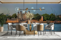 A beautiful wide-angle wall mural of the Tower.

