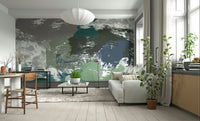 A beautiful seamless marble wallpaper mural for a modern home.

