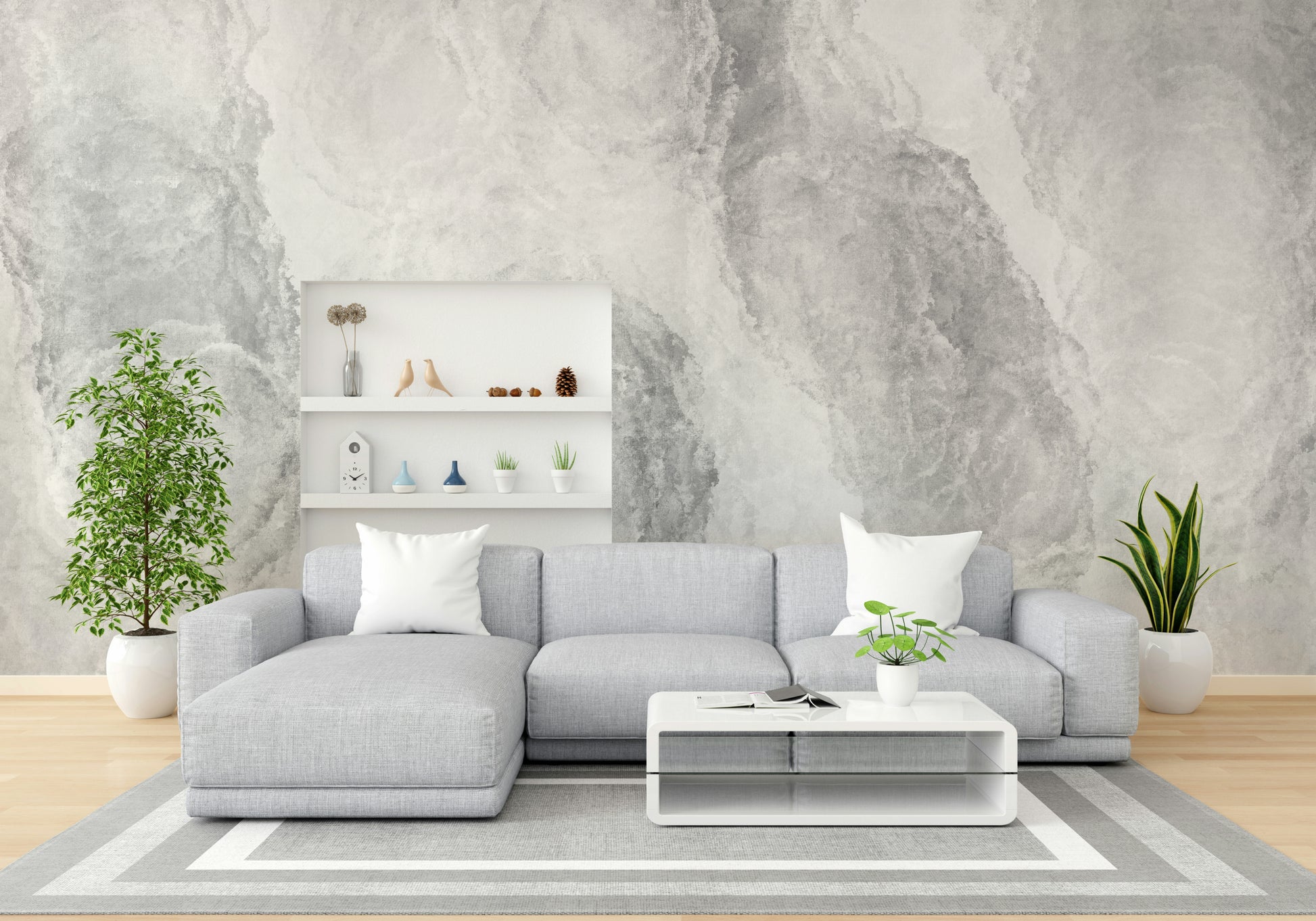 A serene subtle motion wall mural for your decor.

