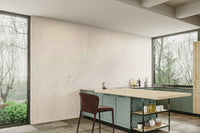 A calming sophisticated wallpaper mural that defines a space.

