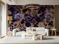 A serene abstract pattern wall mural for your decor.

