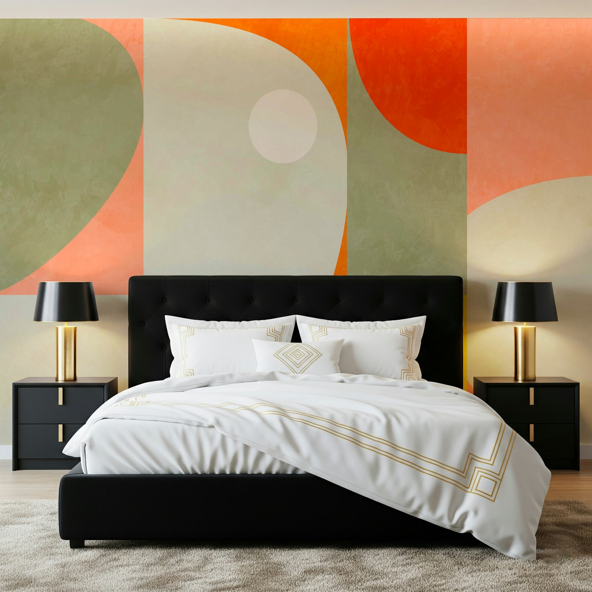 A classic abstract design wallpaper for walls.

