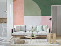 A serene flowing design wall mural for your decor.

