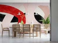 A serene expressive design wall mural for your decor.

