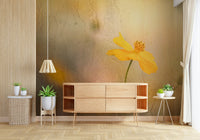 An artistic nature inspired mural for home decor.


