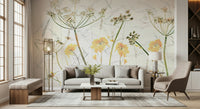 A classic floral wallpaper for walls.

