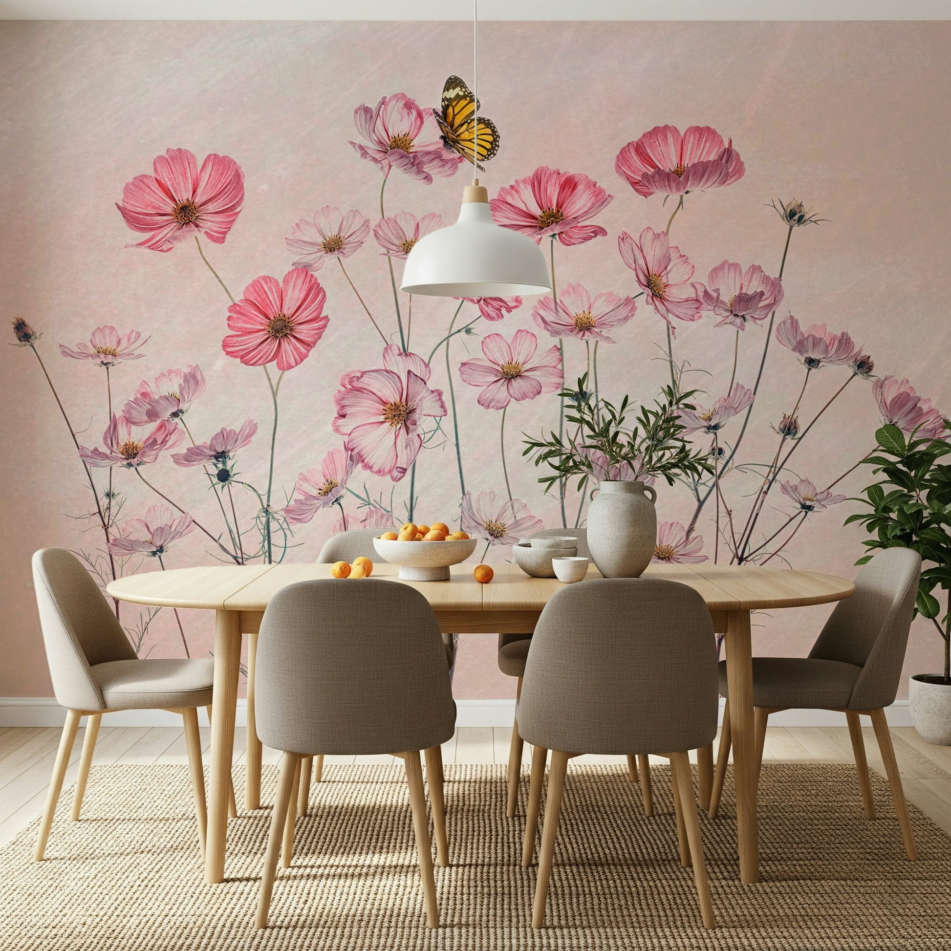 A serene cosmic pattern wall mural for your decor.

