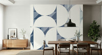 A serene abstract pattern wall mural for your decor.