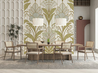 An artistic nature inspired mural for home decor.