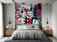 A classic abstract design wallpaper for walls.