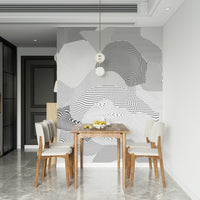 A classic abstract design wallpaper for walls.