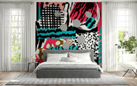 A beautiful abstract art wallpaper mural depicting subtle motion.

