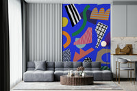A beautiful abstract fullness wallpaper mural for a modern home.

