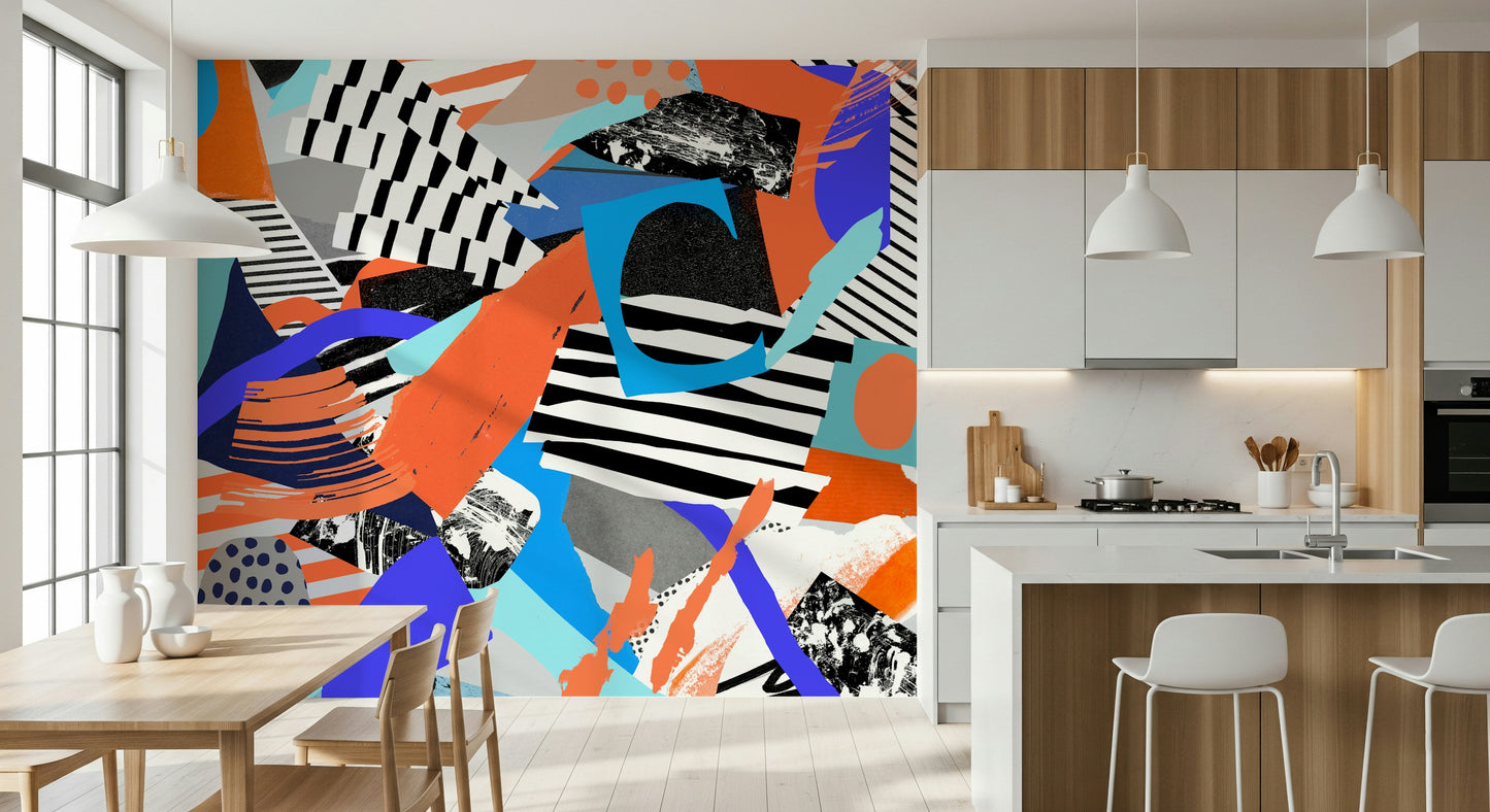 A serene subtle color gradient wall mural for your decor.

