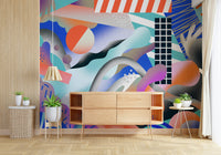 A serene subtle texture wall mural for your decor.

