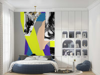 A classic abstract design wallpaper for walls.