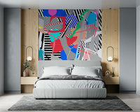 A classic abstract design wallpaper for walls.