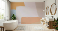 A beautiful abstract art wallpaper mural with harmonious colors.