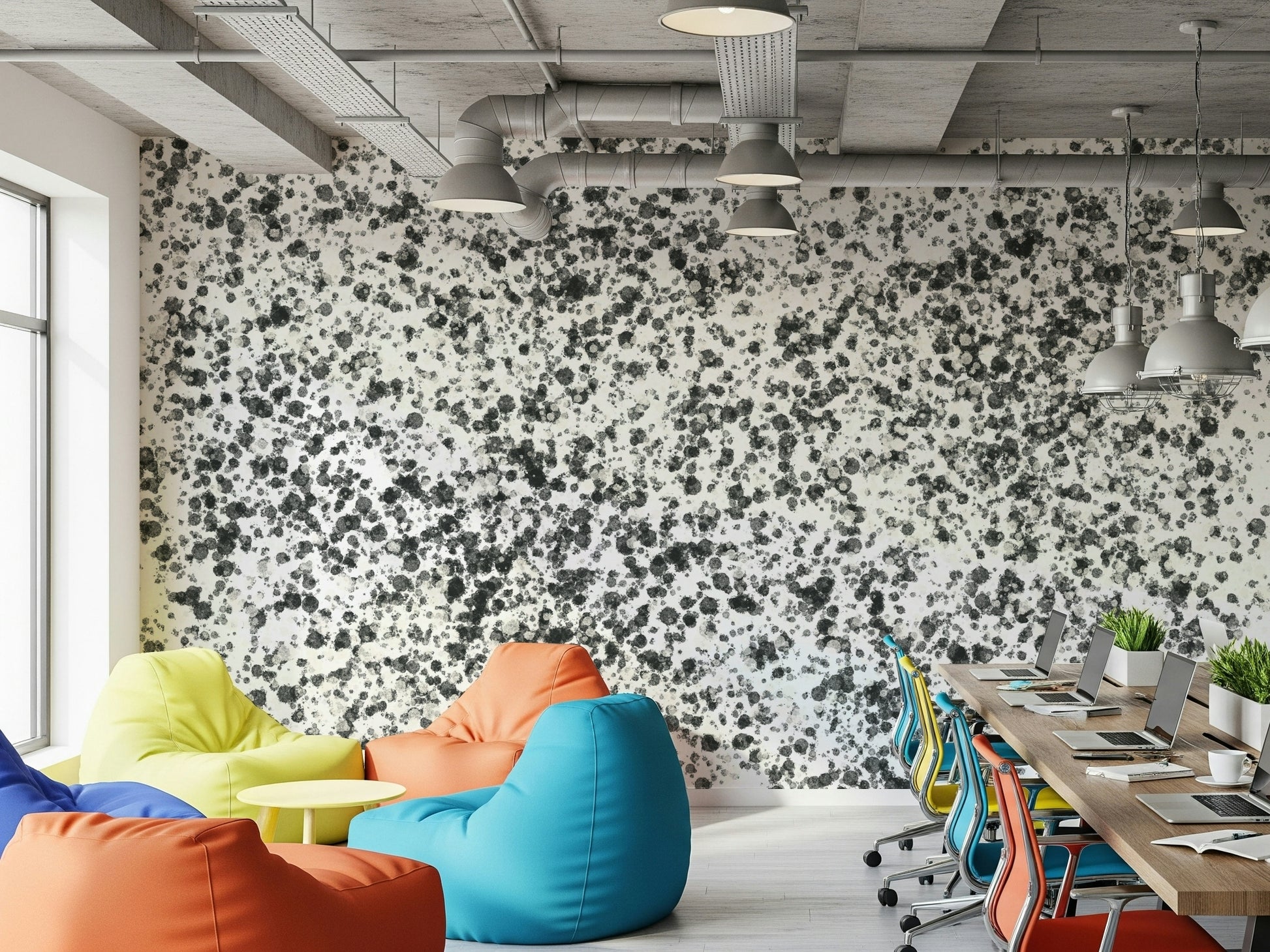 A classic abstract design wallpaper for walls.