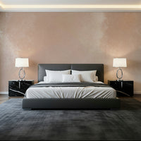 A contemplative gentle earth tone wallpaper mural for a feature wall.