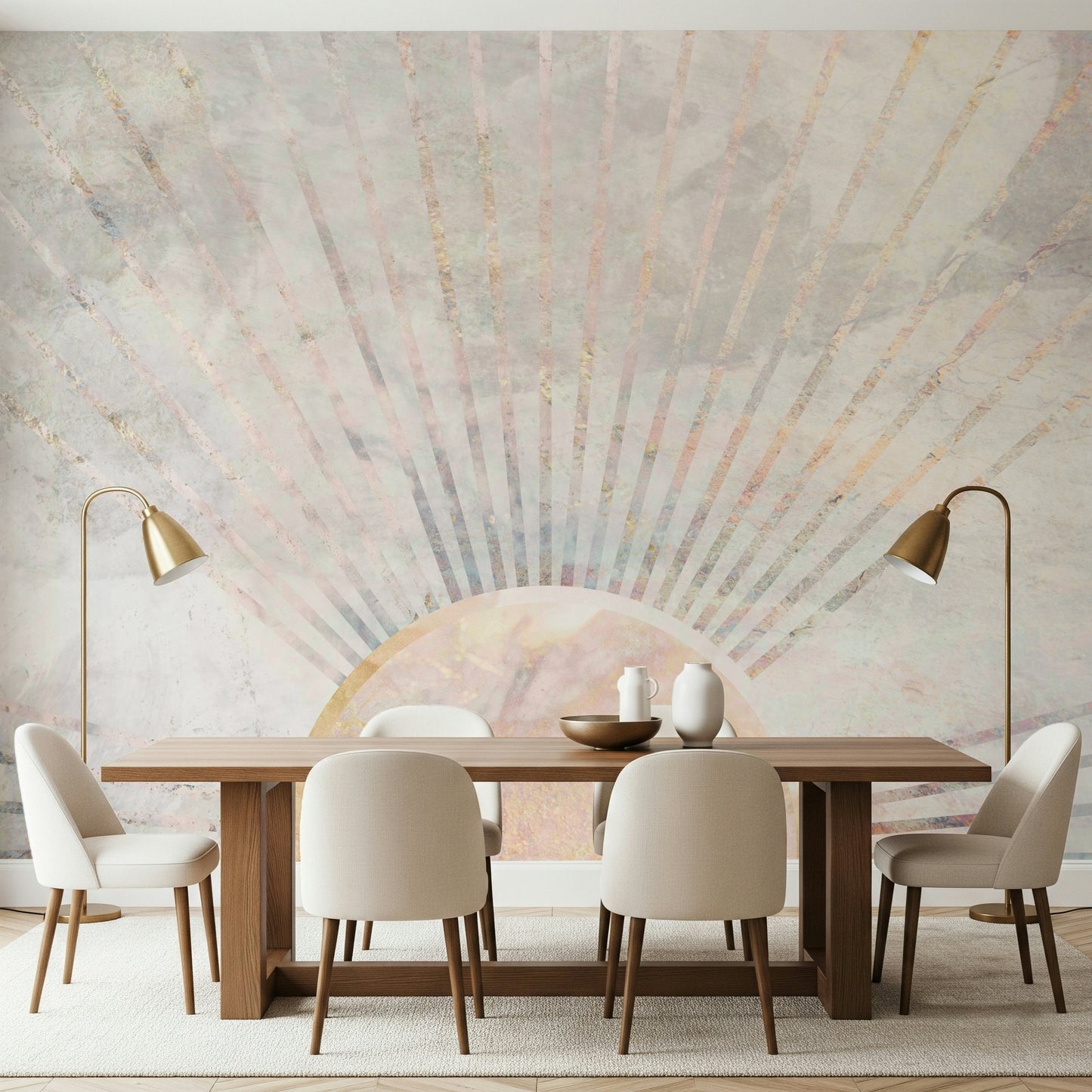 An artistic abstract marble mural for home decor.