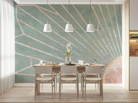 A classic abstract design wallpaper for walls.