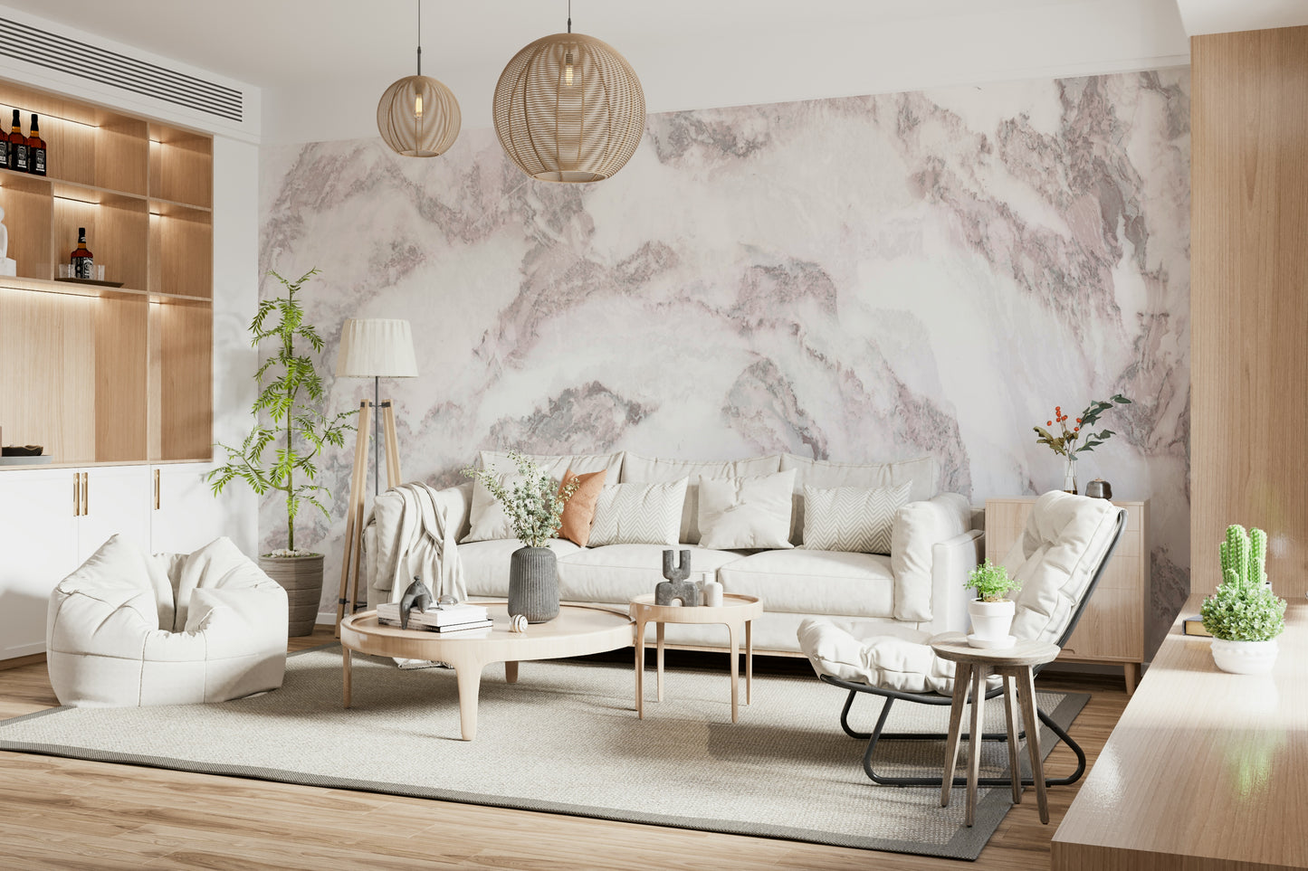 A classic marble texture wallpaper for walls.