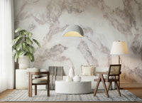A contemplative elegant marble wallpaper mural for a feature wall.