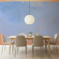 A contemplative gentle design wallpaper mural for a feature wall.