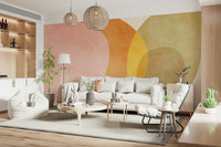 A serene flowing design wall mural for your decor.
