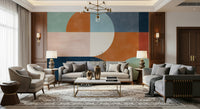 A classic abstract design wallpaper for walls.