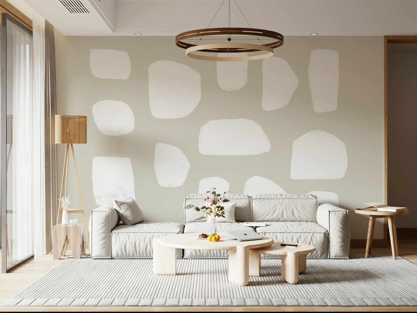 A classic abstract design wallpaper for walls.
