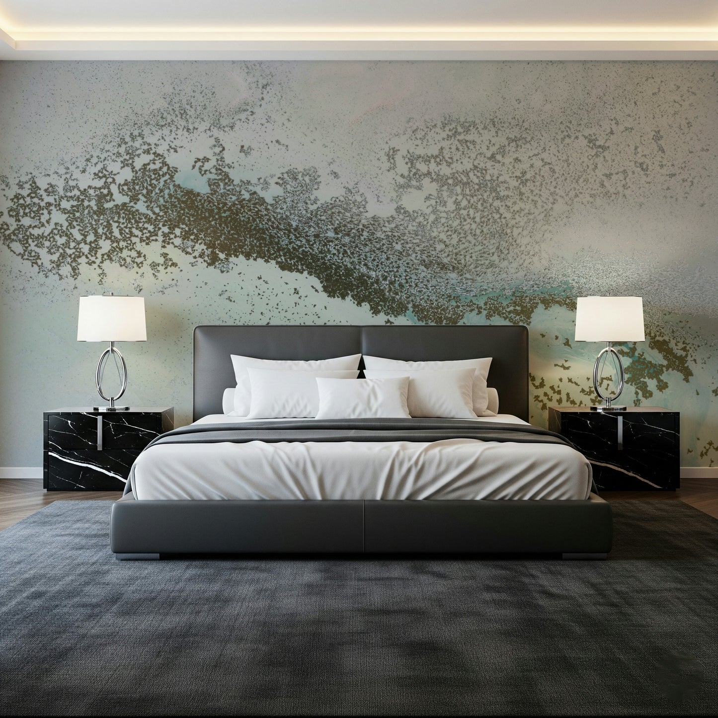 A classic abstract design wallpaper for walls.