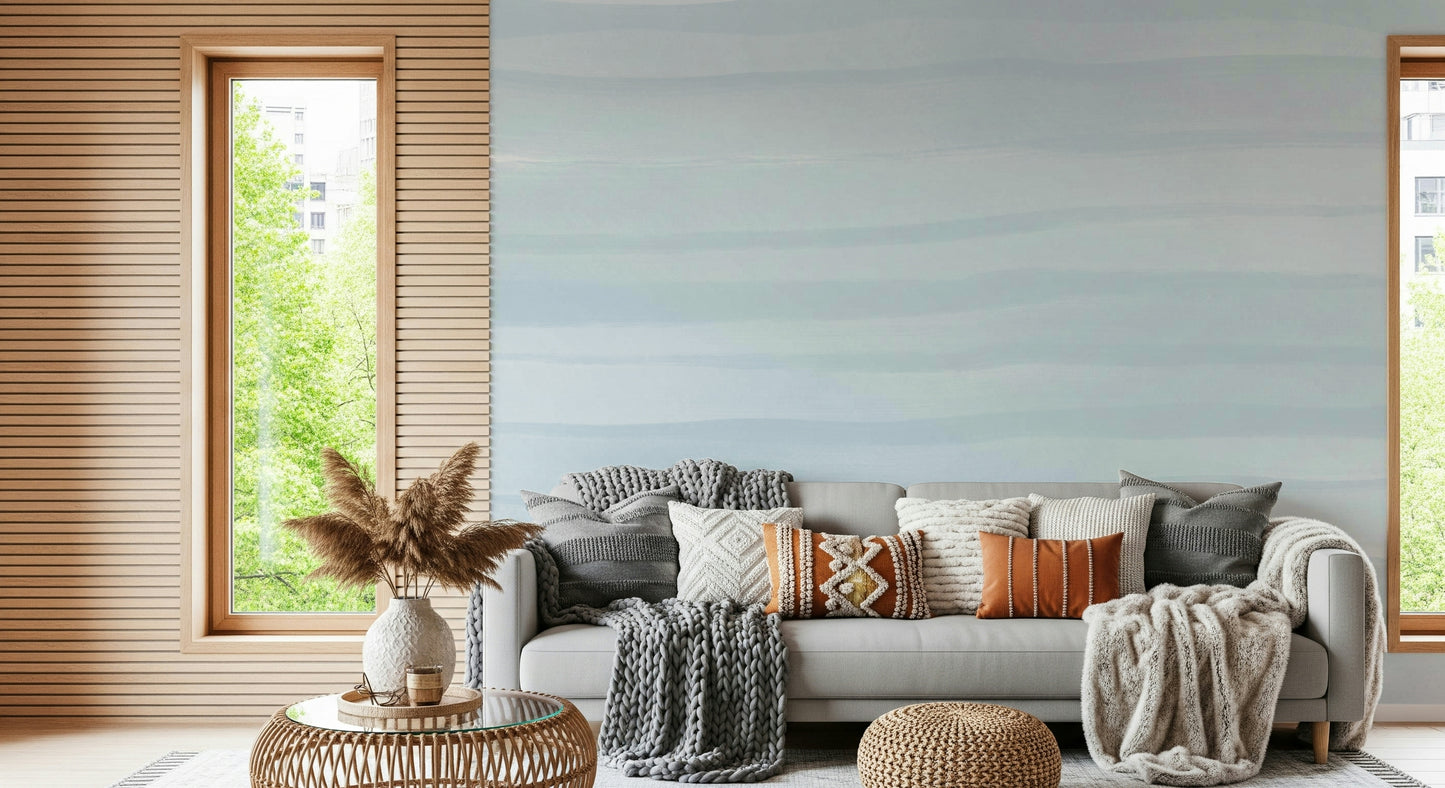 Soft Blue Tide Wall Mural - 2749518