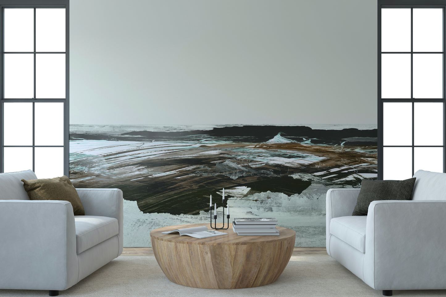 Brushstroke Shore Wall Mural -2861362