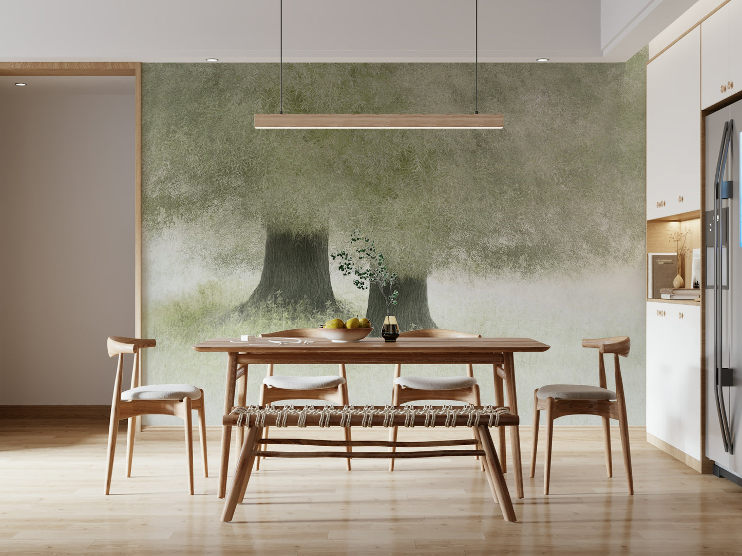 Verdant Veil Wall Mural -2111102