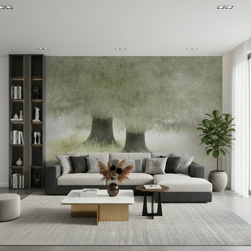 Verdant Veil Wall Mural -2111102