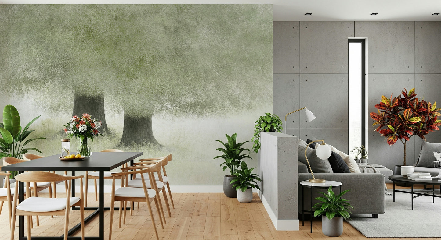 Verdant Veil Wall Mural -2111102