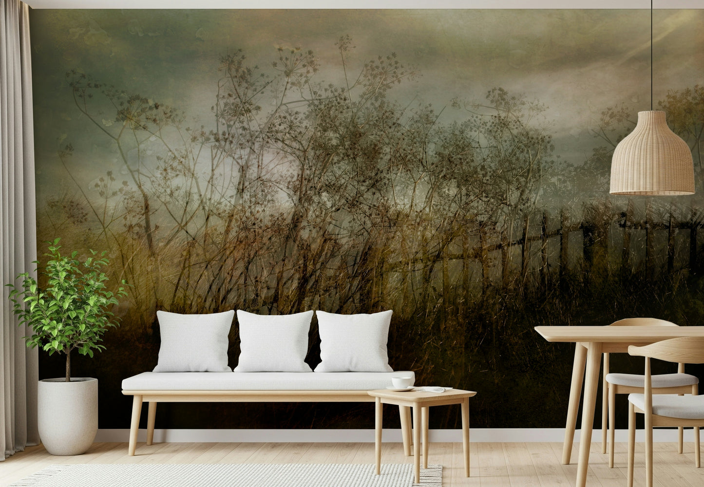 Overgrown Haze Wall Mural -1590772