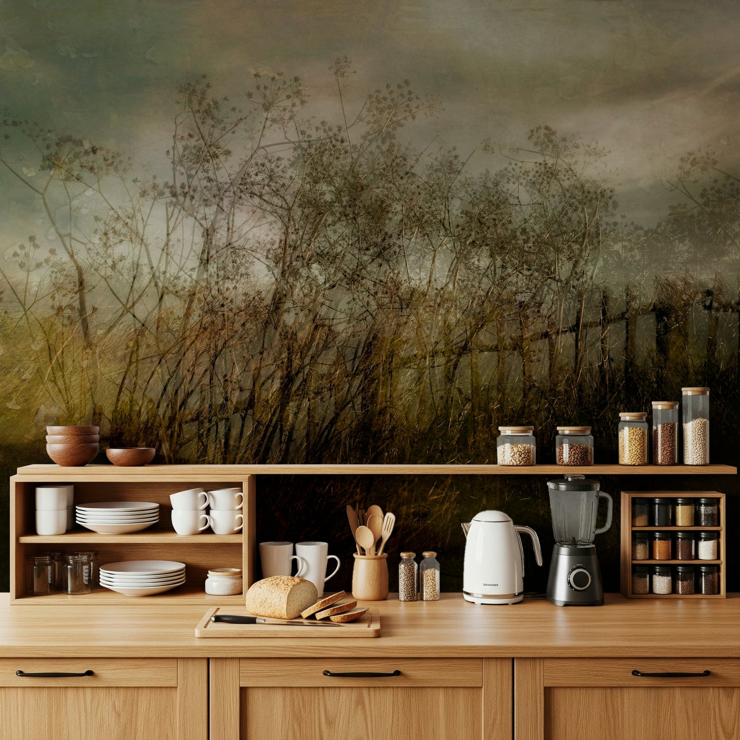 Overgrown Haze Wall Mural -1590772