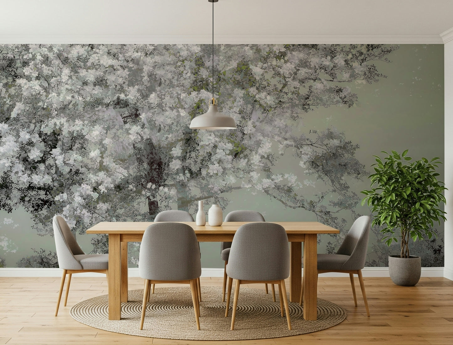 Floral Canopy Serenity Wall Mural -1518414