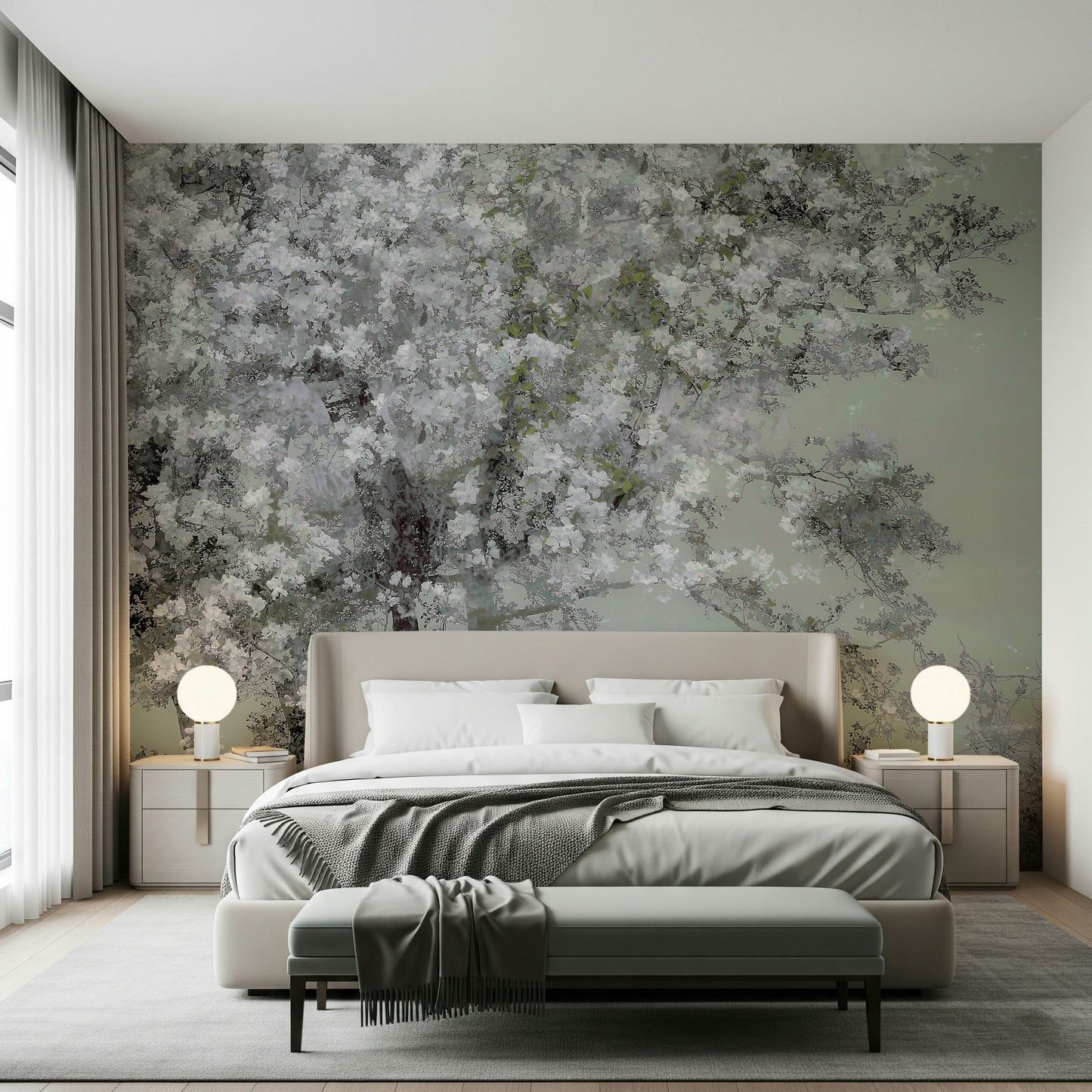 Floral Canopy Serenity Wall Mural -1518414