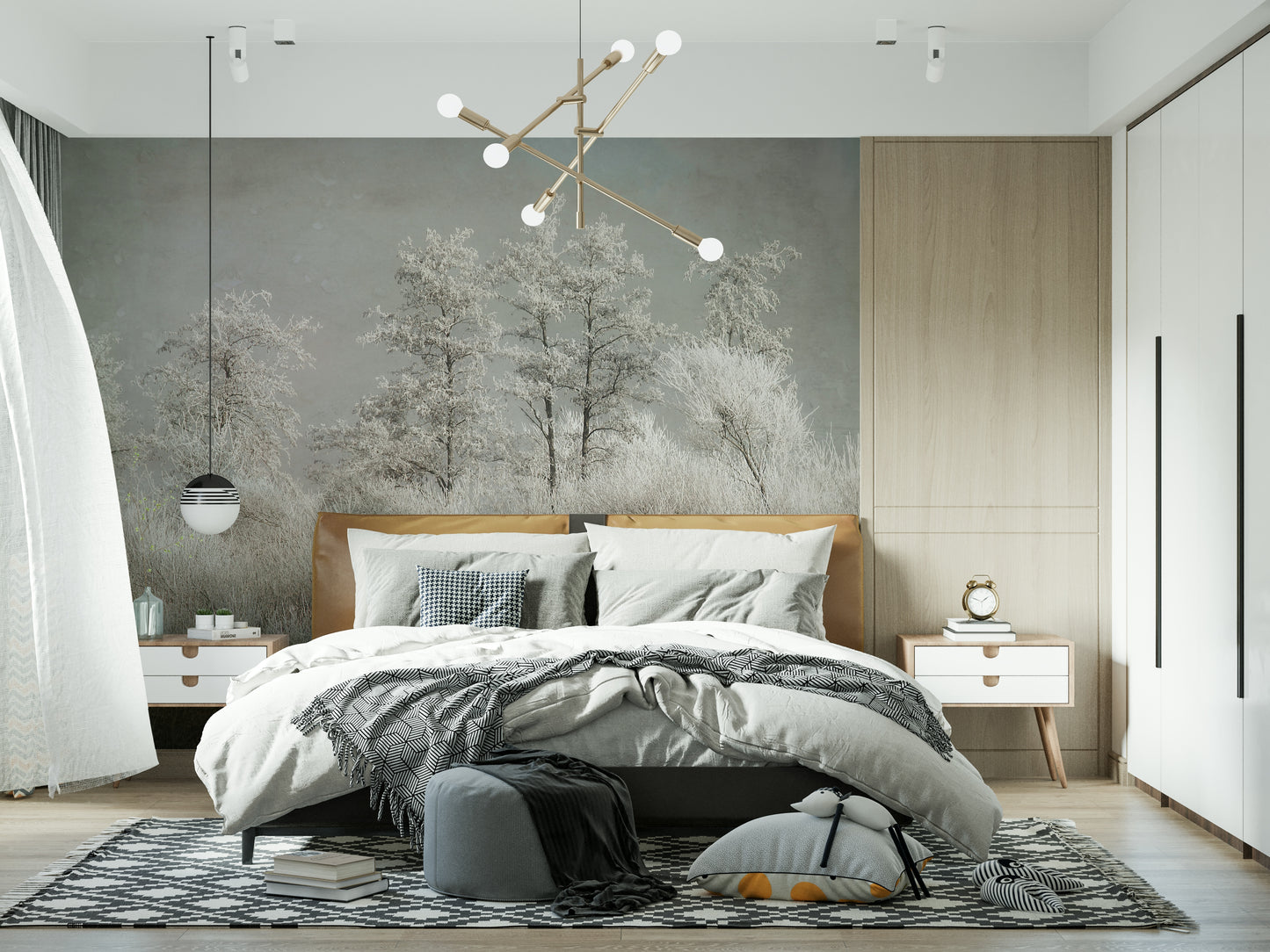 Frosted Stillness Wall Mural -1646833