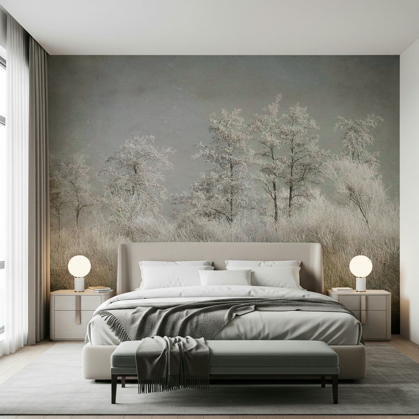 Frosted Stillness Wall Mural -1646833