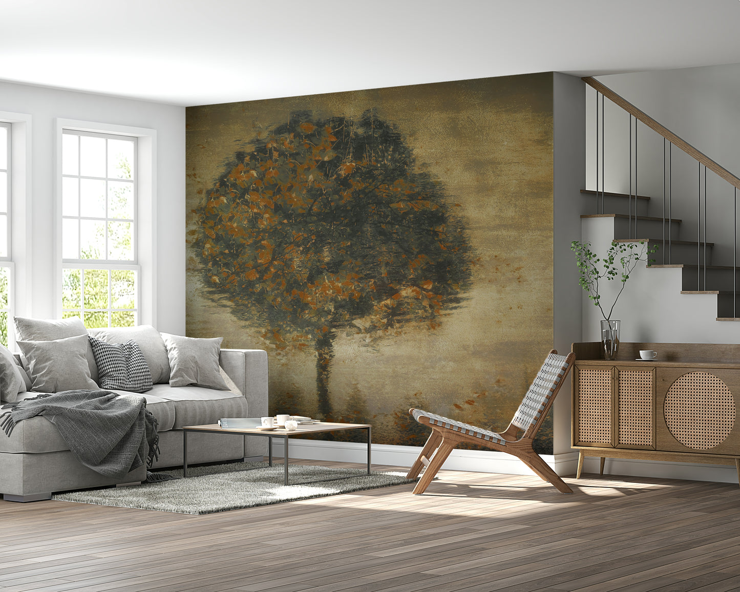 Autumnal Solitude Wall Mural -1433210