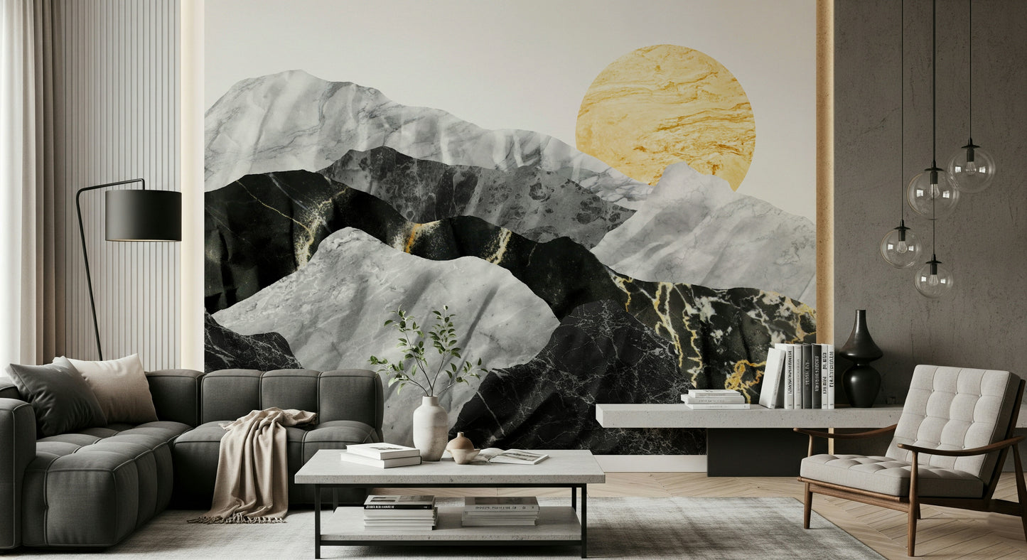 Marble Peaks Wall Mural -2583866