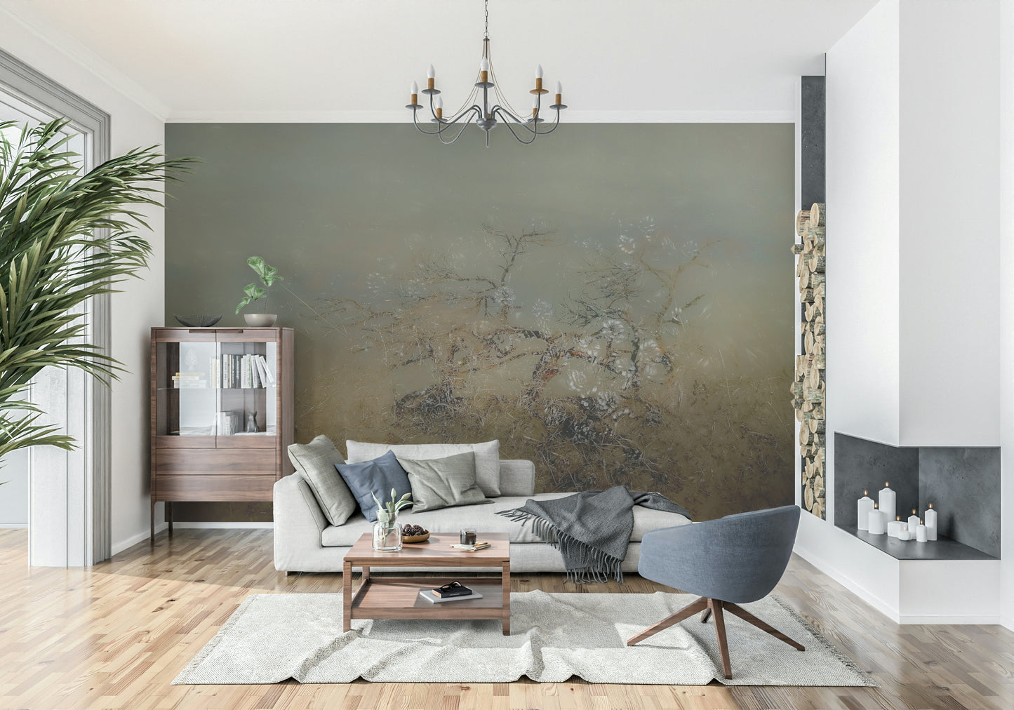 Misty Reflections Wall Mural -1737279